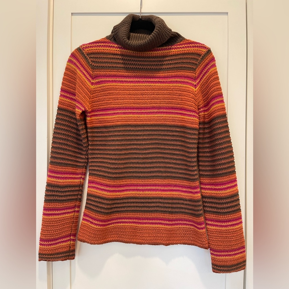ICON Soft Merino Wool Turtleneck Sweater SZ S